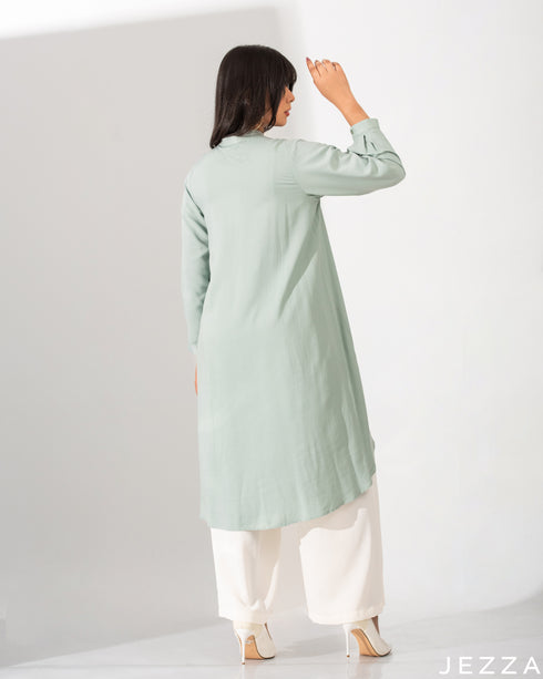 Long Top With Decorative Sleeves 56371